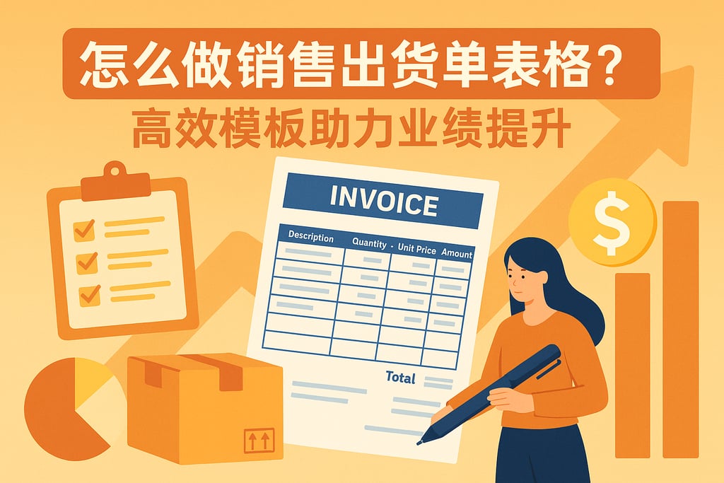 销售出货单表格怎么做？高效模板助力业绩提升