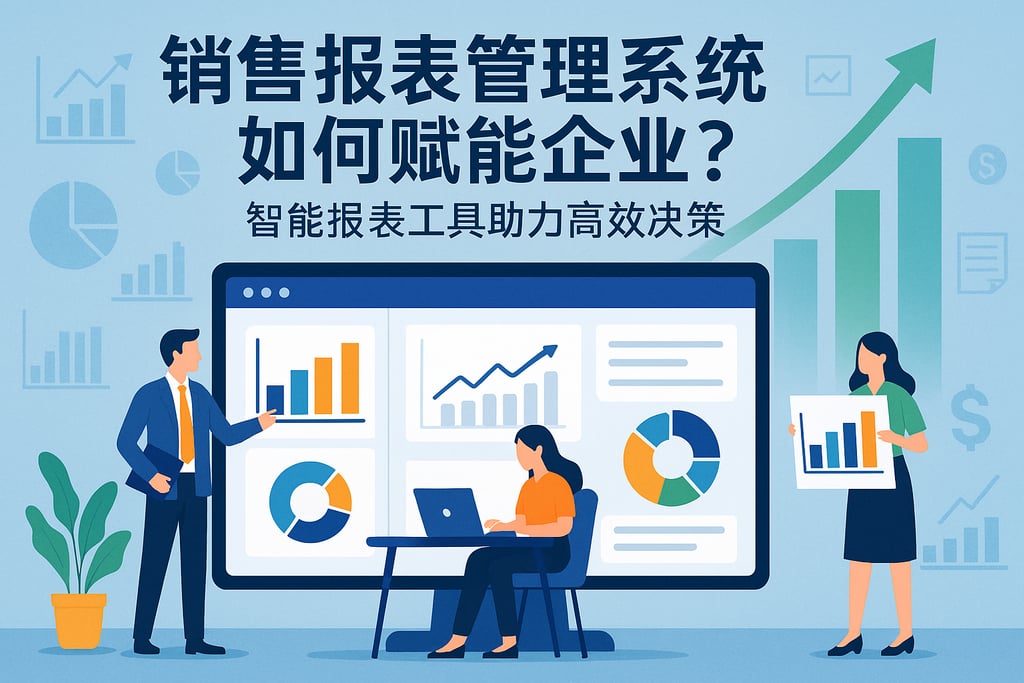 销售报表管理系统如何赋能企业？智能报表工具助力高效决策