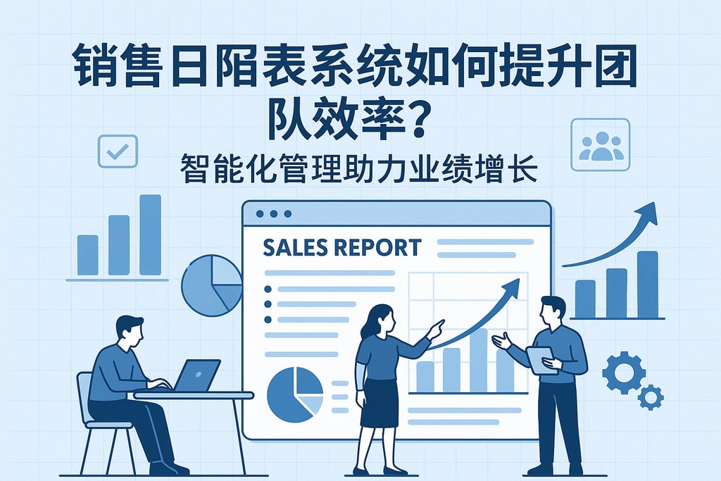 销售日报表系统如何提升团队效率？智能化管理助力业绩增长