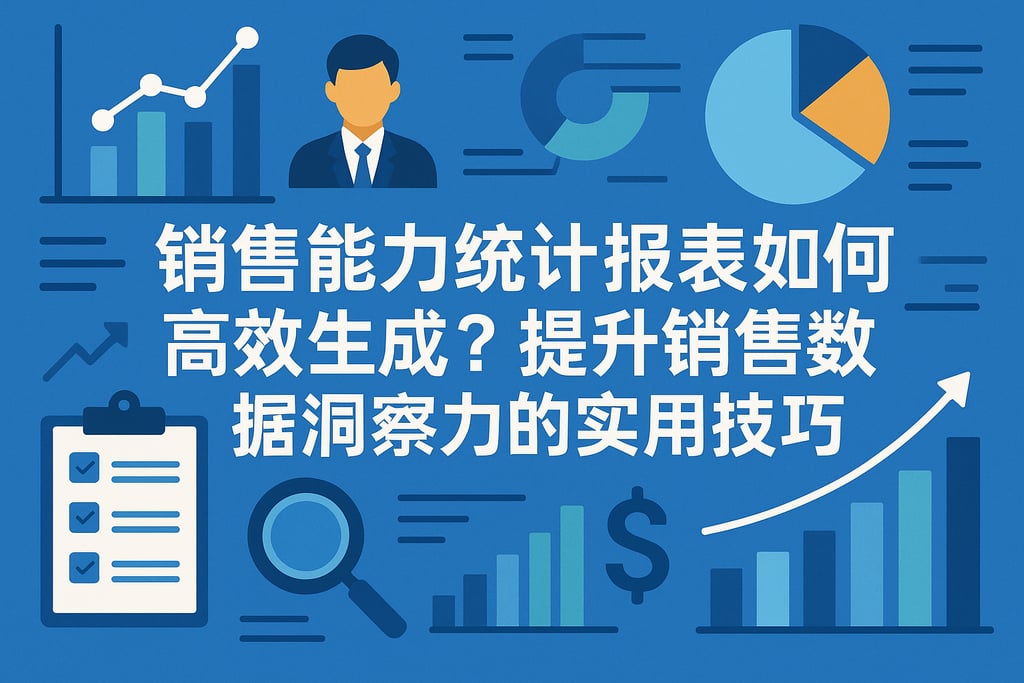 销售能力统计报表如何高效生成？提升销售数据洞察力的实用技巧