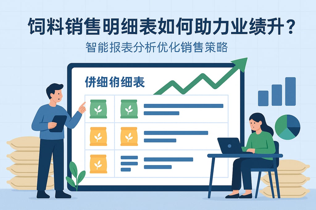 饲料销售明细表如何助力业绩提升？智能报表分析优化销售策略