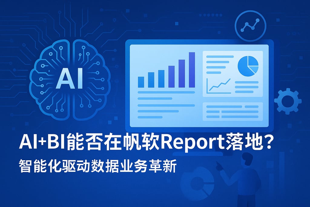 AI+BI能否在帆软report落地？智能化驱动数据业务革新