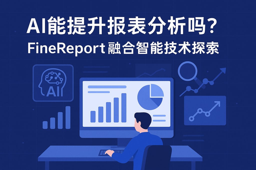 AI能提升报表分析吗？Finereport融合智能技术探索
