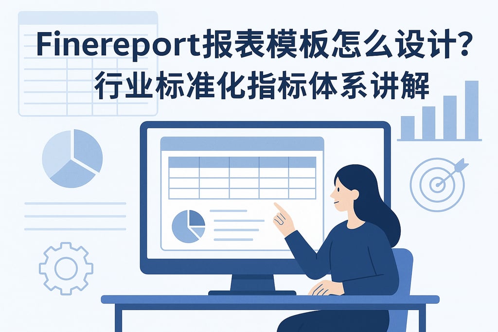 Finereport报表模板怎么设计？行业标准化指标体系讲解