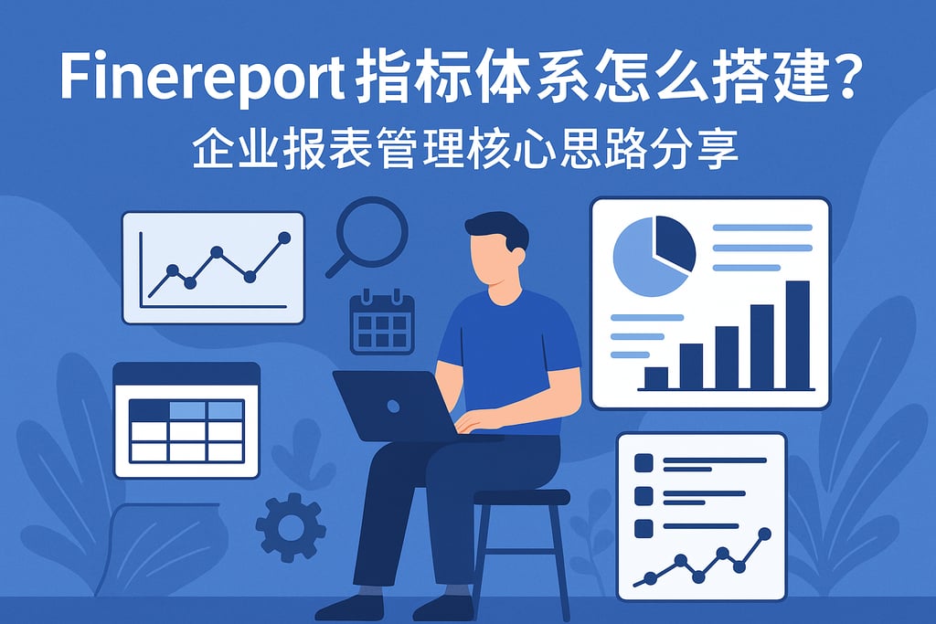 Finereport指标体系怎么搭建？企业报表管理核心思路分享