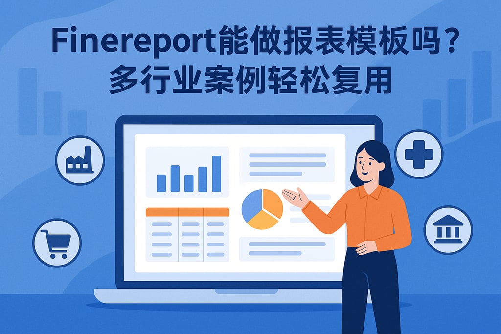 Finereport能做报表模板吗？多行业案例轻松复用