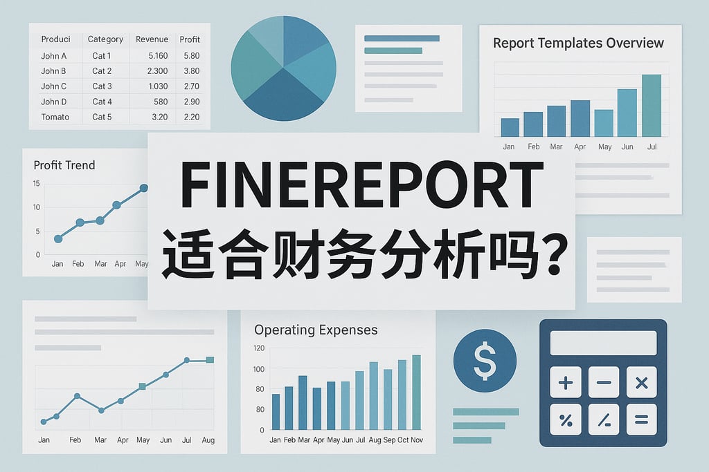 Finereport适合财务分析吗？报表模板全面覆盖