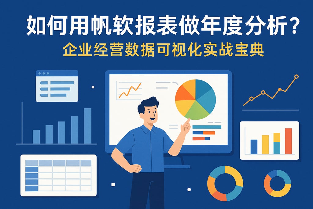 如何用帆软报表做年度分析？企业经营数据可视化实战宝典
