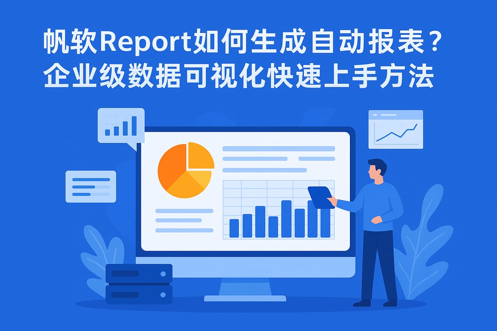 帆软report如何生成自动报表？企业级数据可视化快速上手方法