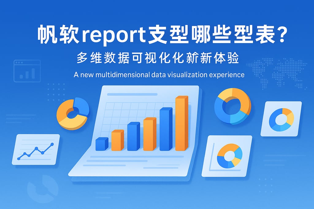 帆软report支持哪些图表类型？多维数据可视化新体验