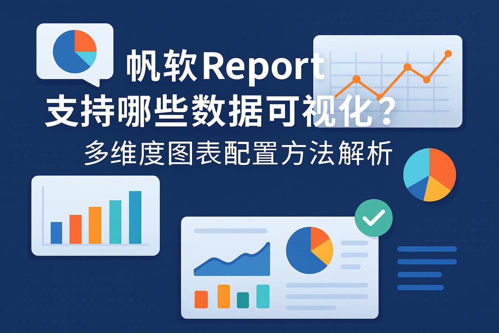 帆软report支持哪些数据可视化？多维度图表配置方法解析