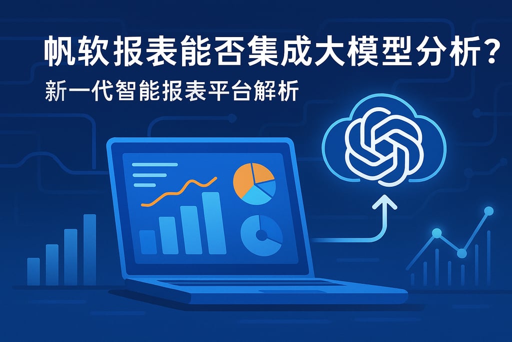 帆软report能否集成大模型分析？新一代智能报表平台解析