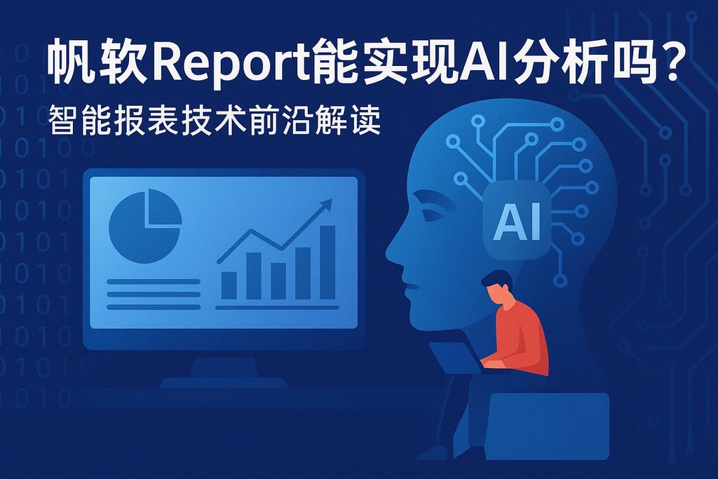帆软report能实现AI分析吗？智能报表技术前沿解读