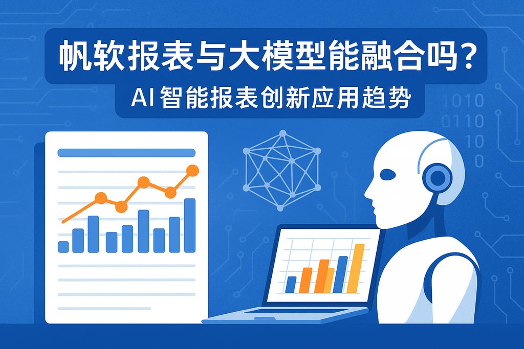 帆软报表与大模型能融合吗？AI智能报表创新应用趋势