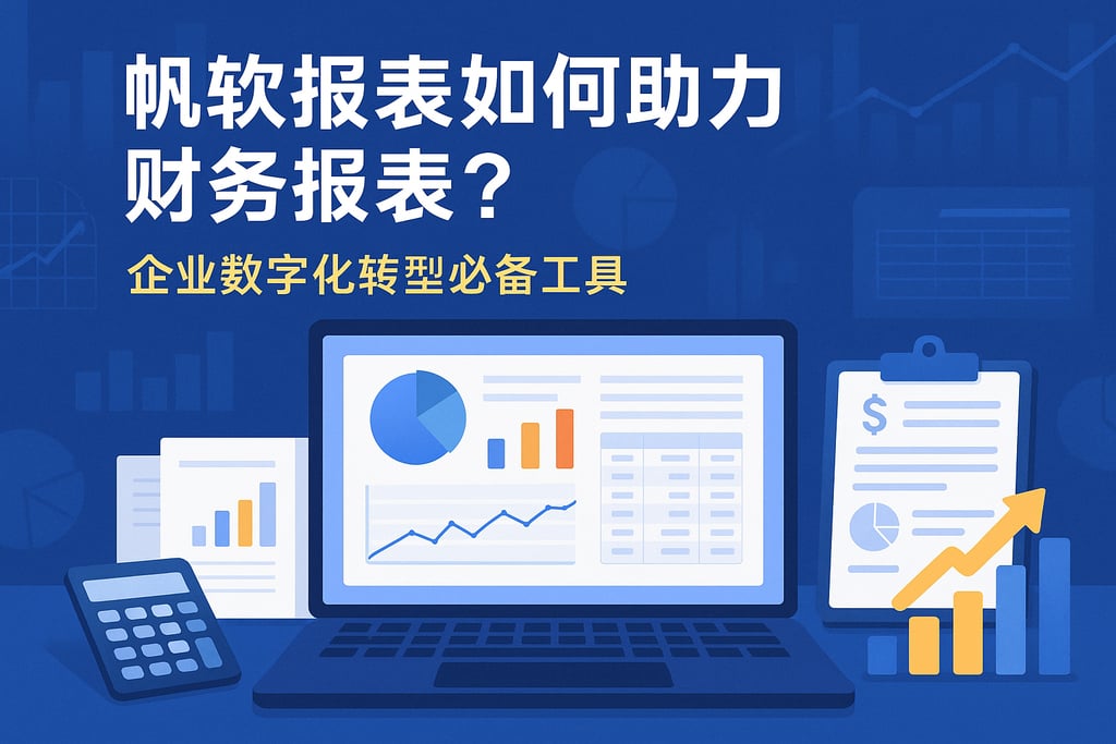 帆软报表如何助力财务报表？企业数字化转型必备工具