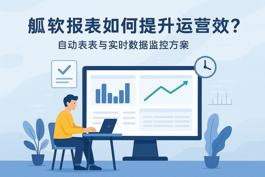 帆软报表如何提升运营效率？自动报表与实时数据监控方案