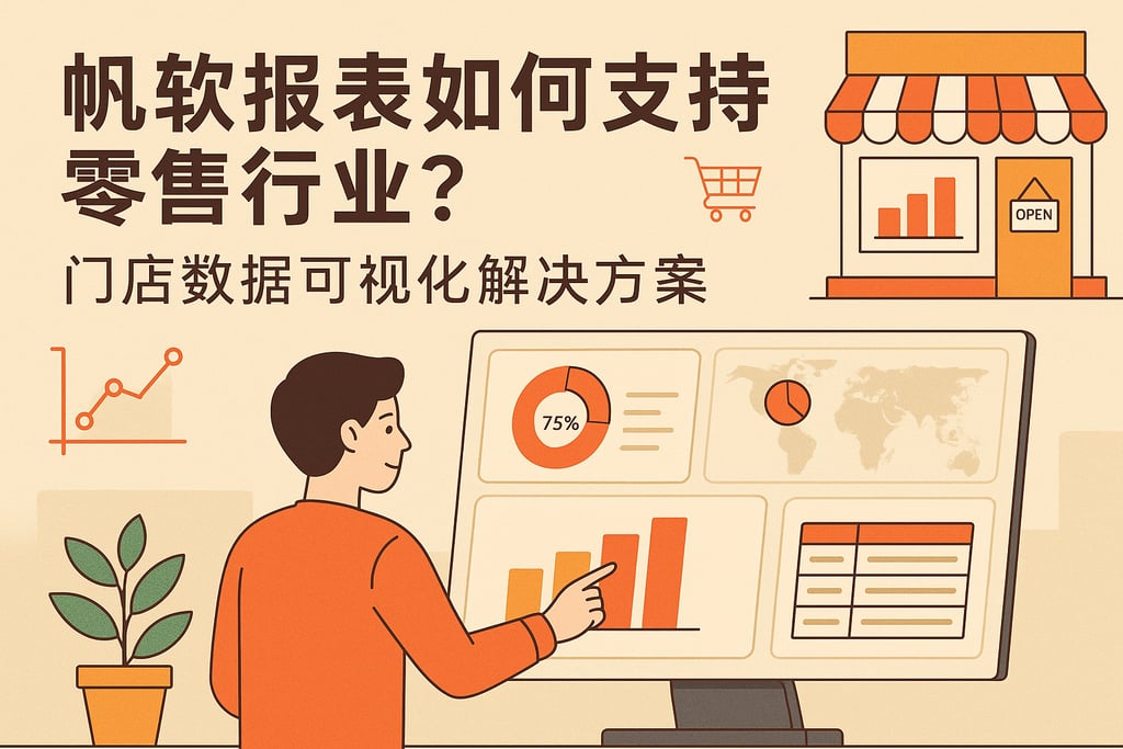 帆软报表如何支持零售行业？门店数据可视化解决方案