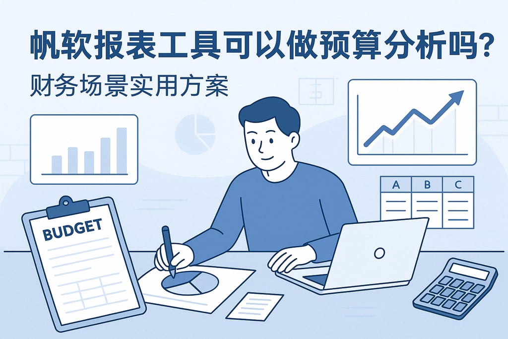 帆软报表工具可以做预算分析吗？财务场景实用方案