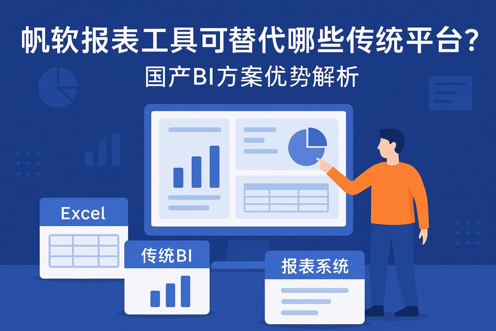帆软报表工具可替代哪些传统平台？国产BI方案优势解析