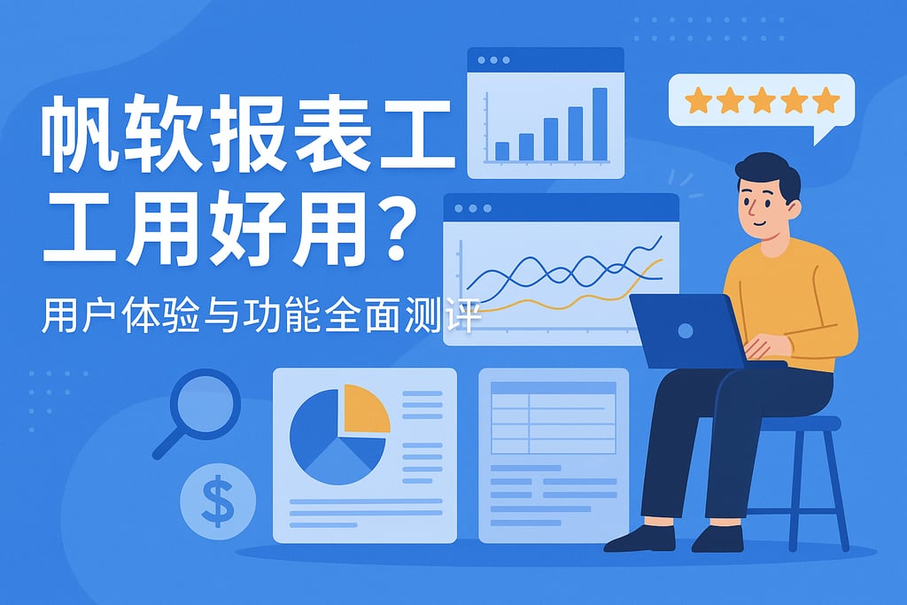帆软报表工具好用吗？用户体验与功能全面测评