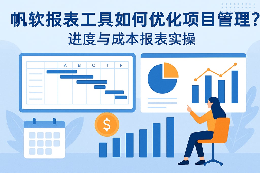 帆软报表工具如何优化项目管理？进度与成本报表实操
