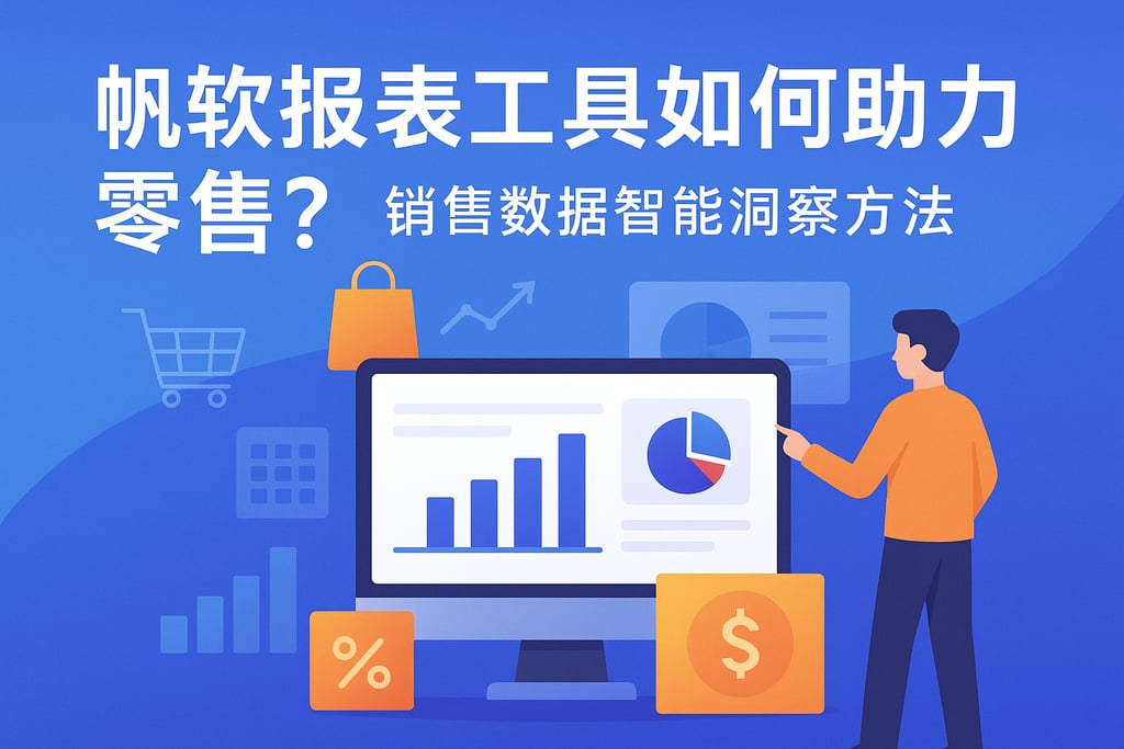帆软报表工具如何助力零售？销售数据智能洞察方法