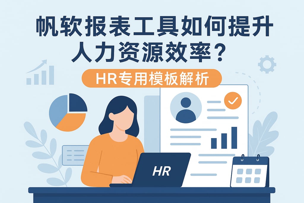 帆软报表工具如何提升人力资源效率？HR专用模板解析