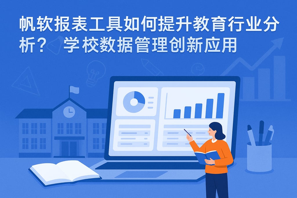 帆软报表工具如何提升教育行业分析？学校数据管理创新应用