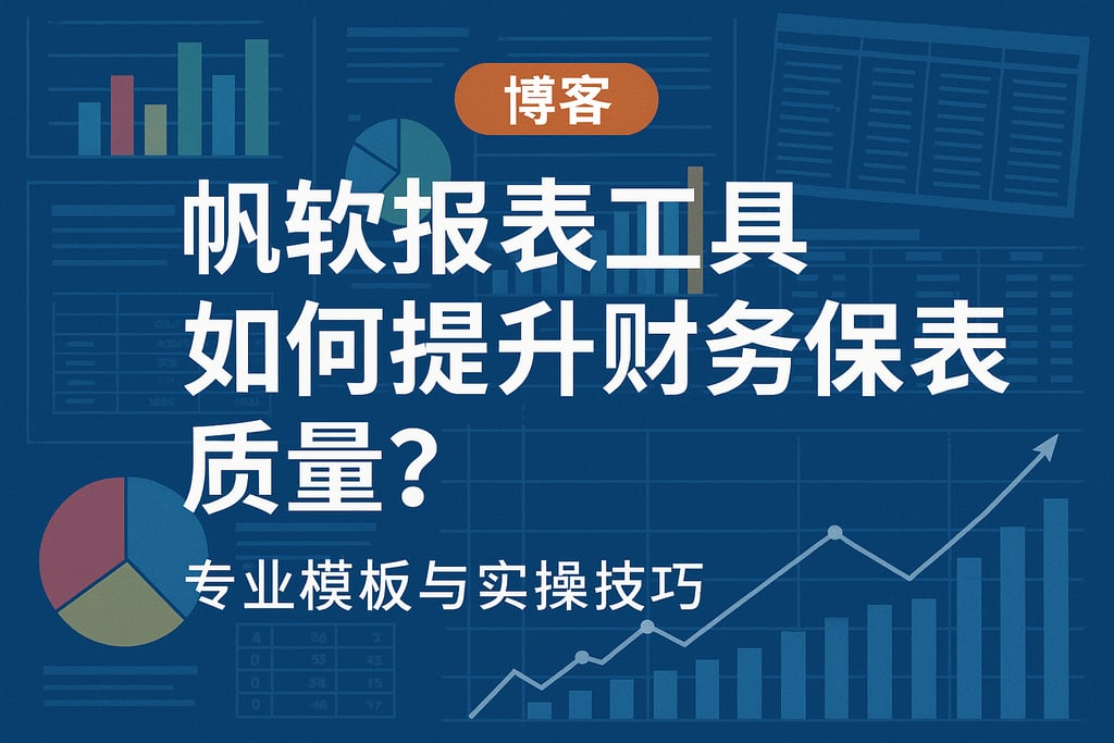 帆软报表工具如何提升财务报表质量？专业模板与实操技巧