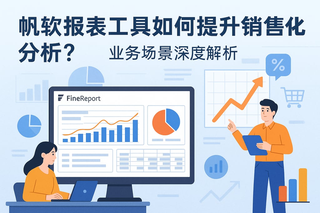 帆软报表工具如何提升销售分析？业务场景深度解析