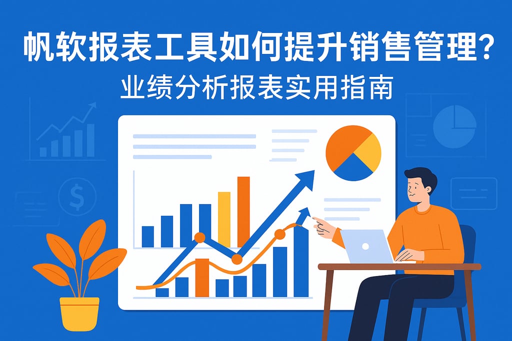 帆软报表工具如何提升销售管理？业绩分析报表实用指南