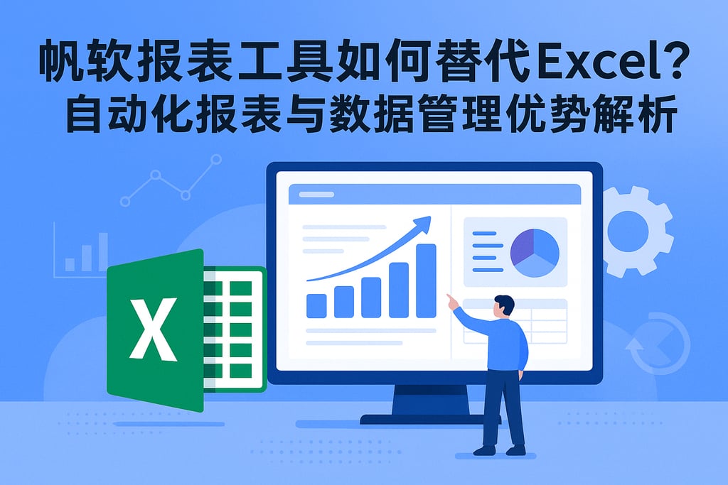 帆软报表工具如何替代Excel？自动化报表与数据管理优势解析