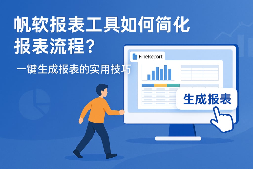 帆软报表工具如何简化报表流程？一键生成报表的实用技巧
