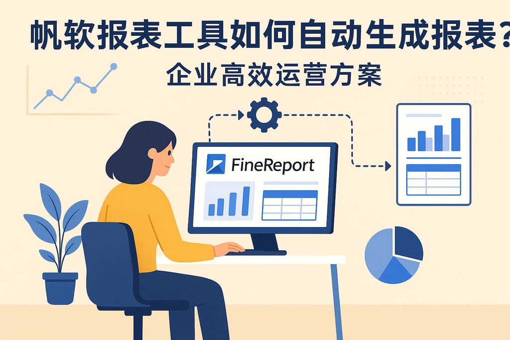 帆软报表工具如何自动生成报表？企业高效运营方案