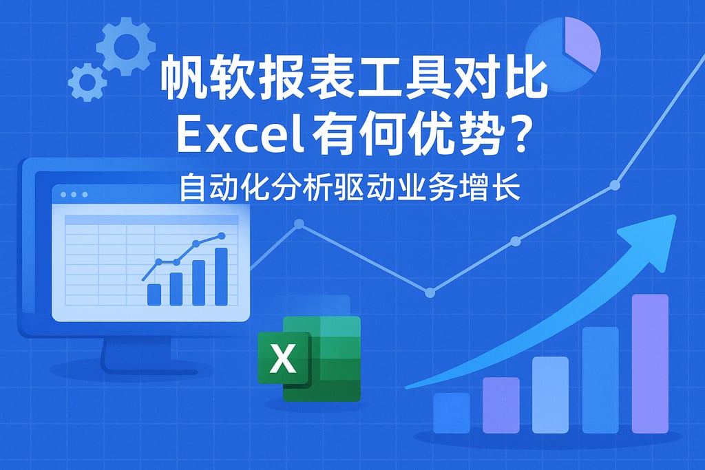 帆软报表工具对比Excel有何优势？自动化分析驱动业务增长