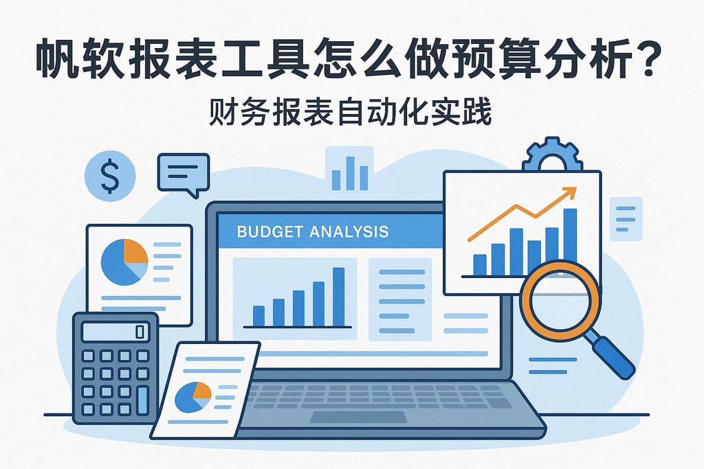 帆软报表工具怎么做预算分析？财务报表自动化实践