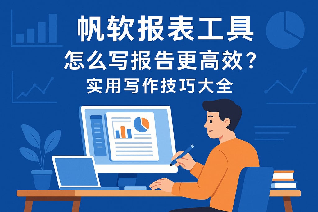 帆软报表工具怎么写报告更高效？实用写作技巧大全