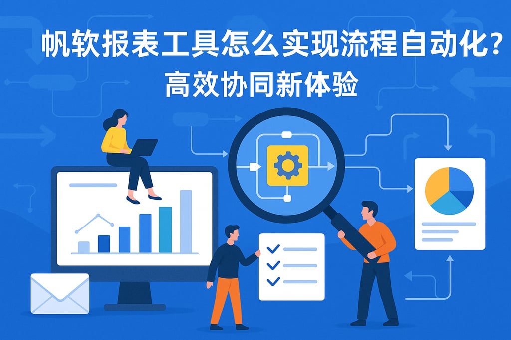 帆软报表工具怎么实现流程自动化？高效协同新体验