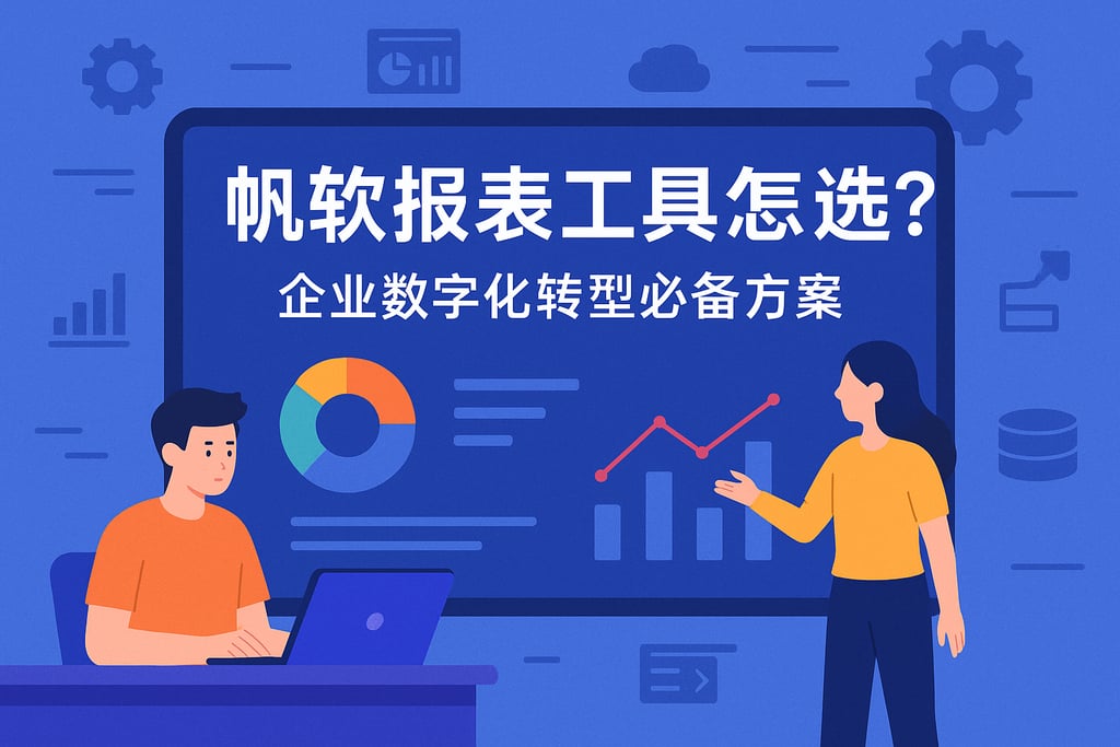 帆软报表工具怎么选？企业数字化转型必备方案