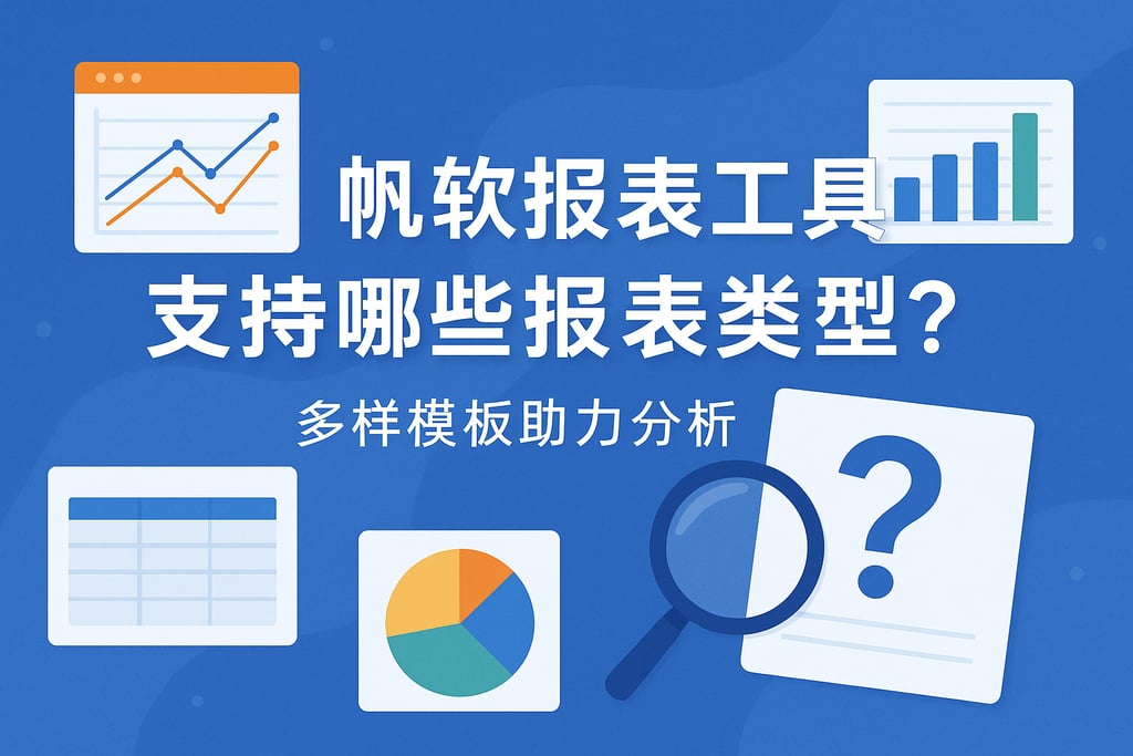 帆软报表工具支持哪些报表类型？多样模板助力分析