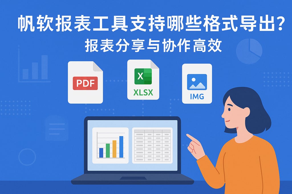 帆软报表工具支持哪些格式导出？报表分享与协作高效