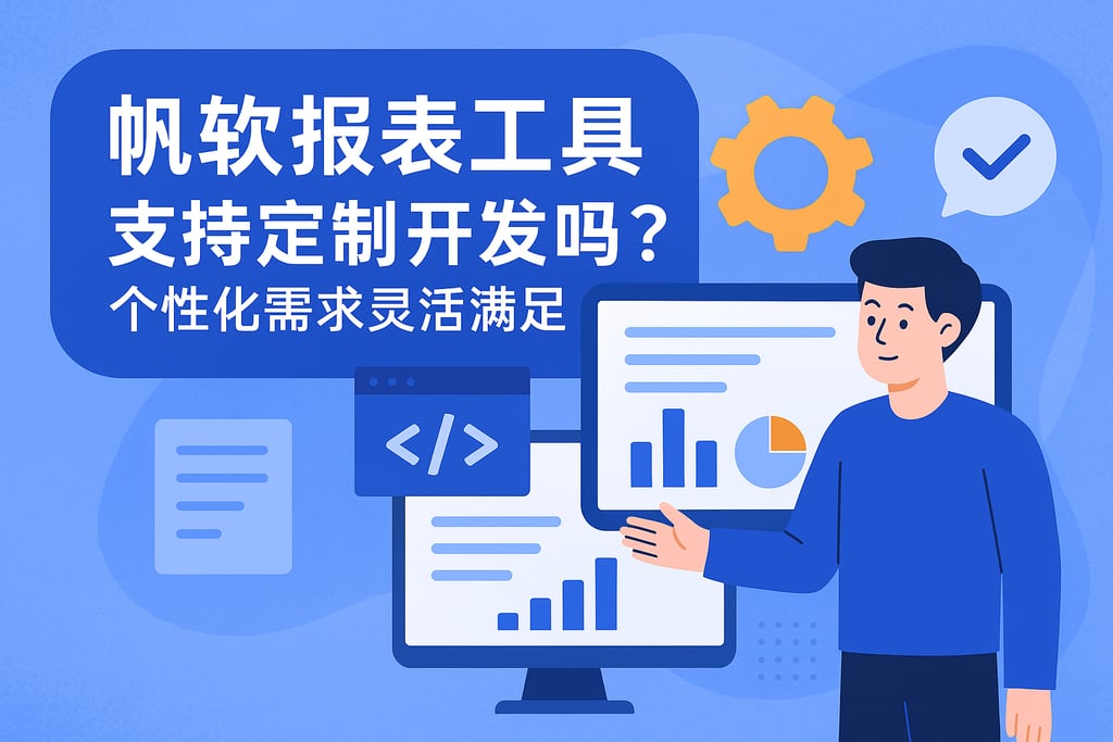 帆软报表工具支持定制开发吗？个性化需求灵活满足