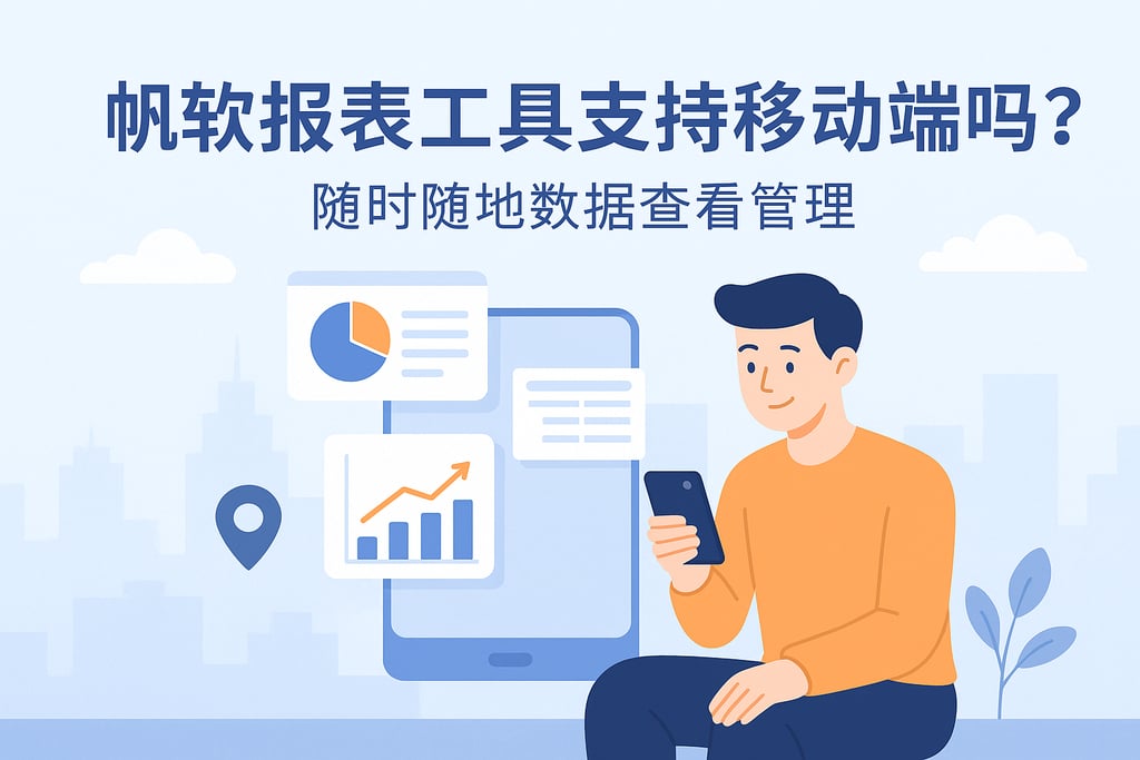 帆软报表工具支持移动端吗？随时随地数据查看管理