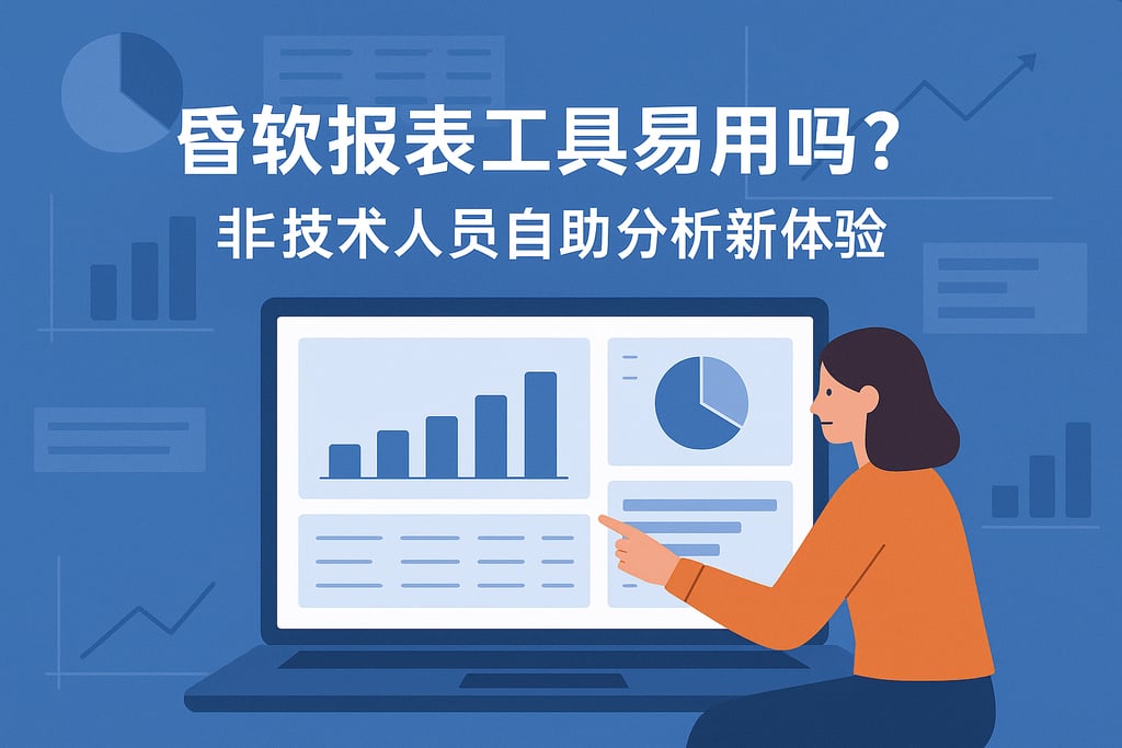 帆软报表工具易用吗？非技术人员自助分析新体验