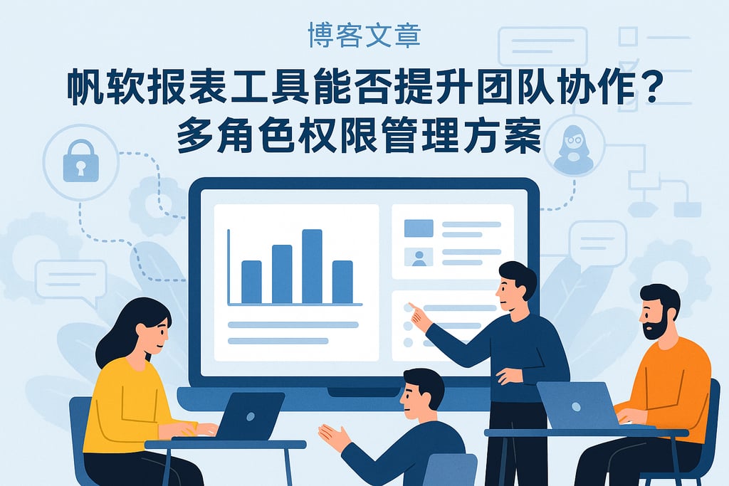 帆软报表工具能否提升团队协作？多角色权限管理方案