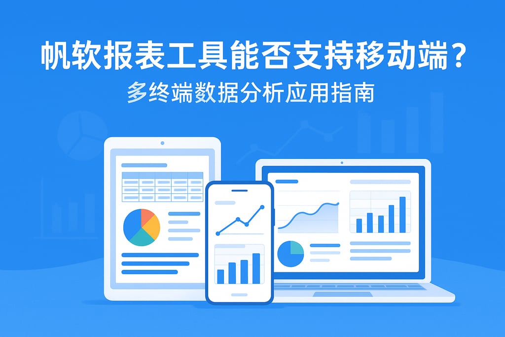 帆软报表工具能否支持移动端？多终端数据分析应用指南