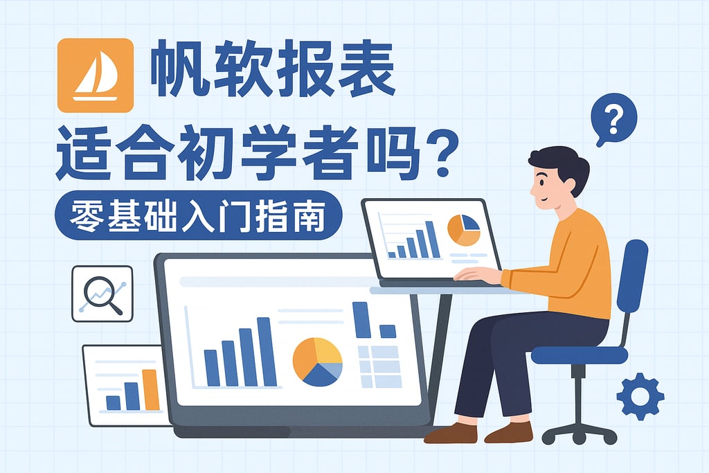 帆软报表工具适合初学者吗？零基础入门指南