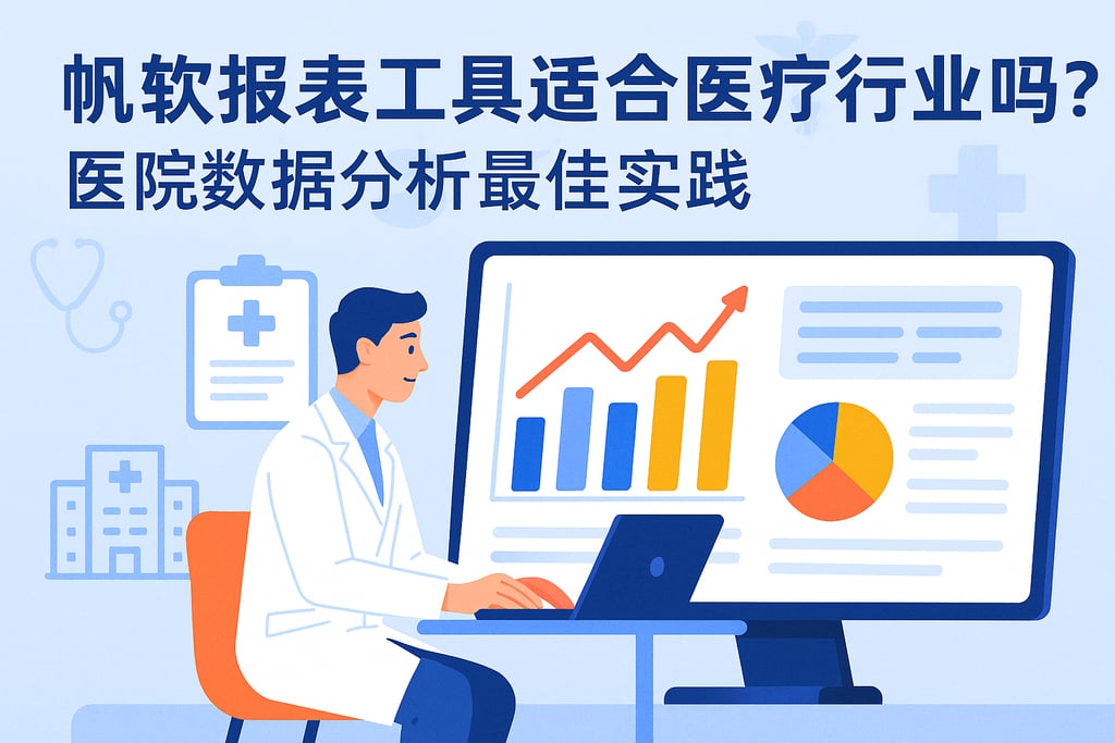 帆软报表工具适合医疗行业吗？医院数据分析最佳实践
