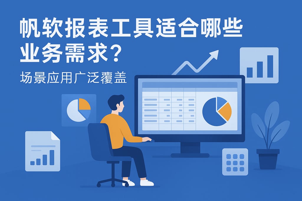 帆软报表工具适合哪些业务需求？场景应用广泛覆盖