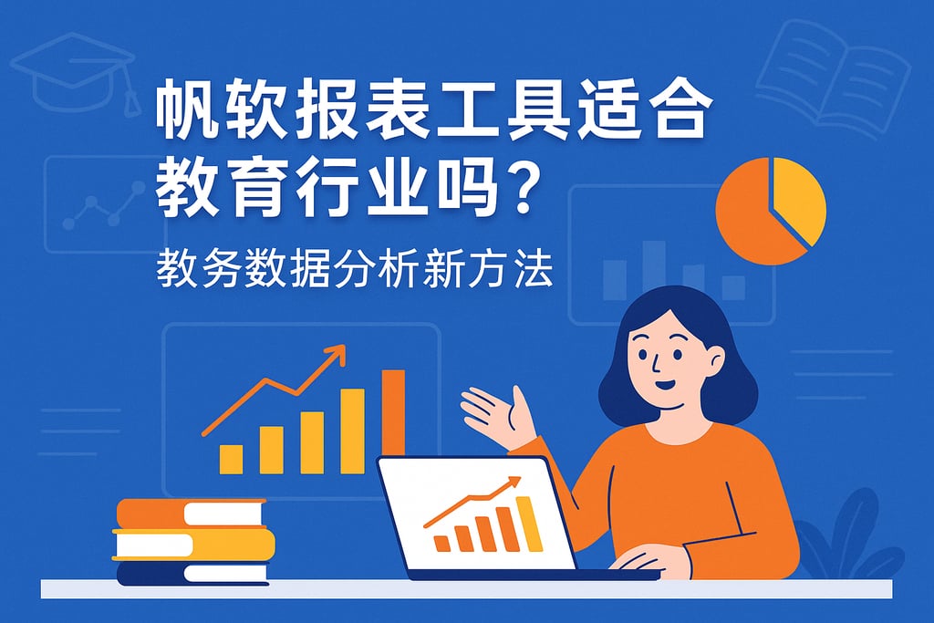 帆软报表工具适合教育行业吗？教务数据分析新方法